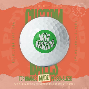 Balles De Golf Citation drôle de golf Qui a péter Cercle vert Hum