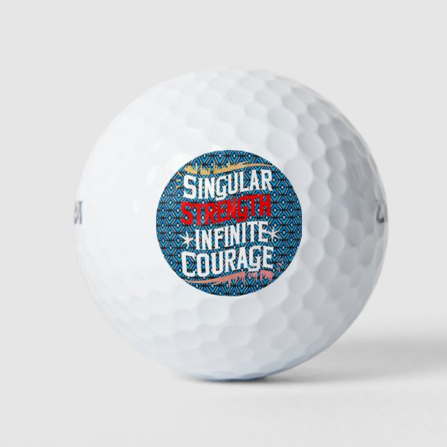 Balles De Golf Citations courageuses pour susciter une bravoure s (Devant)