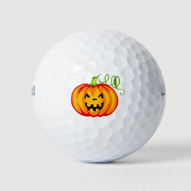 Balles De Golf Citrouille (Devant)
