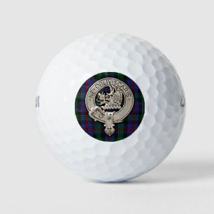 Balles De Golf Clan Campbell Crest et Cawdor Tartan