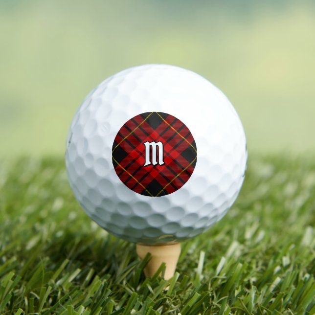 Balles De Golf Clan MacQueen Tartan (T-shirt Insitu)