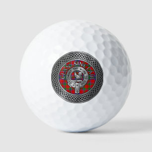 Balles De Golf Clan Sinclair Crest et Tartan Knot