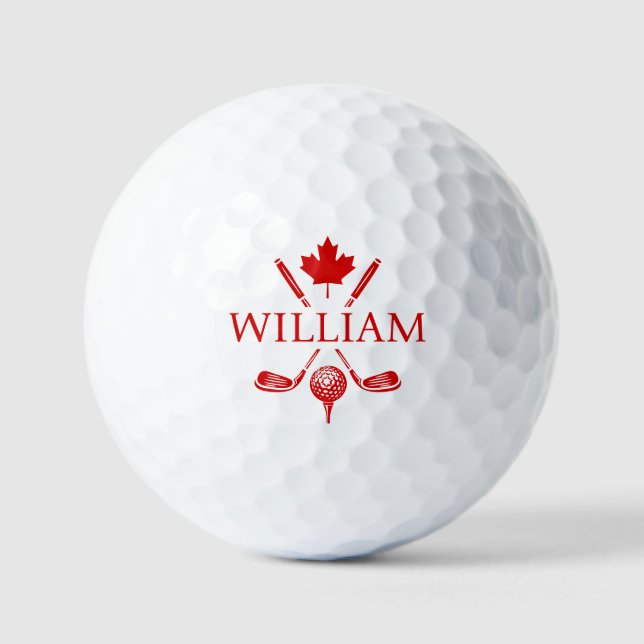 Balles De Golf Club de golf Monogram Canada | Choisissez votre co (Recto)