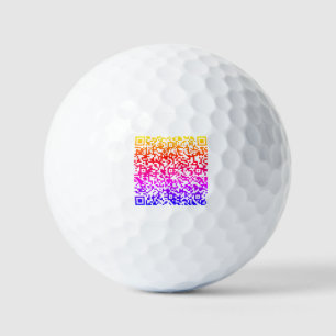 Balles De Golf Code QR personnalisé Analyse des informations Stam