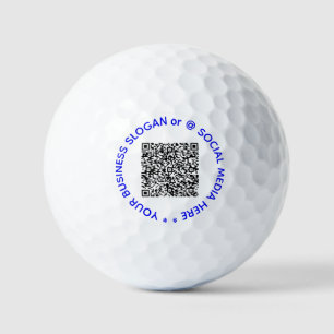 Balles De Golf Code QR personnalisé Timbres de texte Boules de go