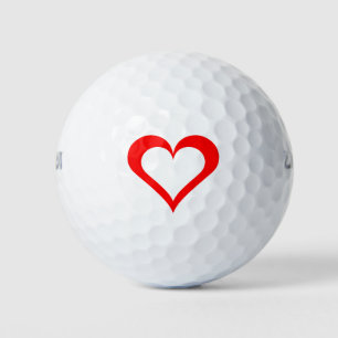 Balles De Golf Coeur