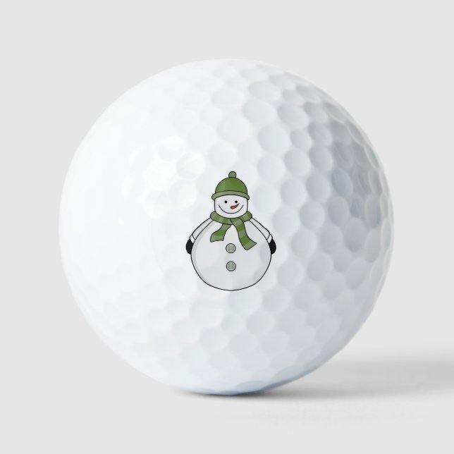 Balles De Golf Cold snowman (Recto)