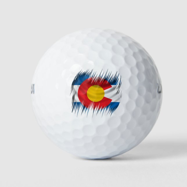 Balles De Golf Colorado déchiqueté (Devant)