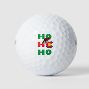 Balles De Golf Colorado Noël Santa Hat