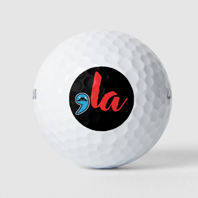 Balles De Golf Coma La 2024 Chat Lady (Devant)