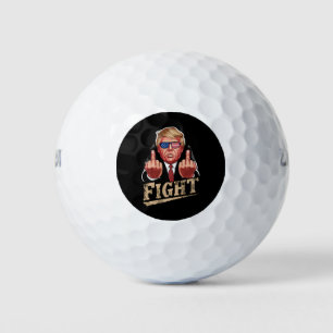 Balles De Golf Combat de Trump Élection États-Unis Rétro Vintage