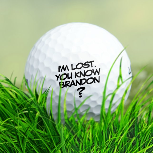 Balles De Golf Comic Lost Golf Ball Drôle Humoristique (Créateur téléchargé)