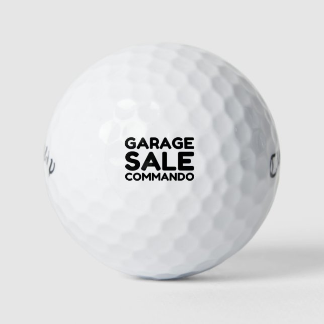 Balles De Golf Commando de vente de garage (Devant)