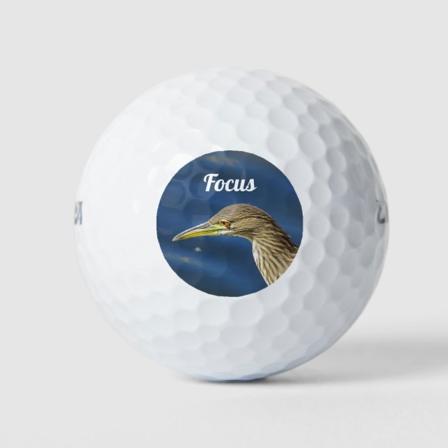 Balles De Golf Concentration Concentration Oiseau Brown Golfeur s (Devant)