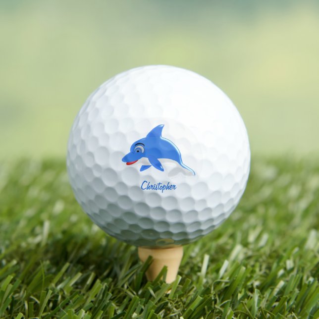 Balles De Golf Conception dauphin (T-shirt Insitu)