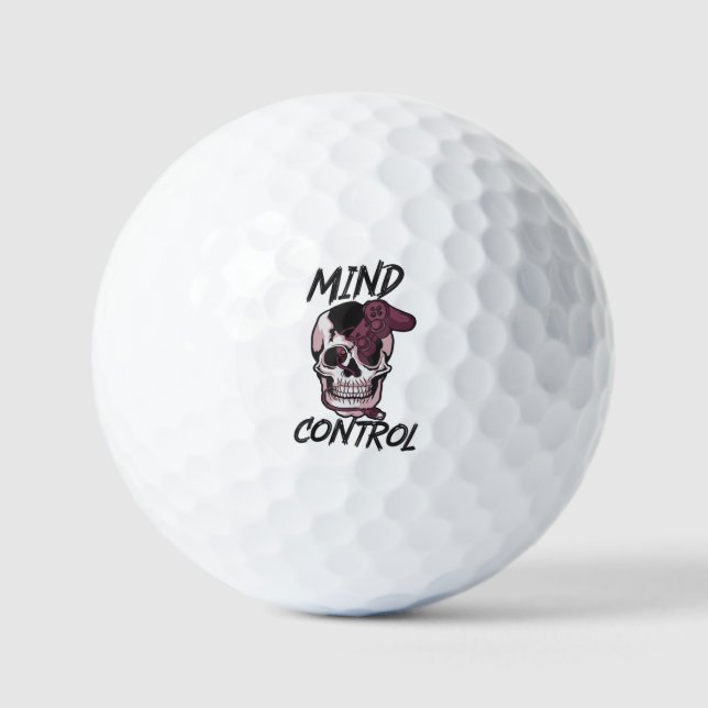 Balles De Golf Conception de jeux de contrôle mental (Recto)