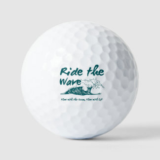Balles De Golf Conception de surf Ride the Wave