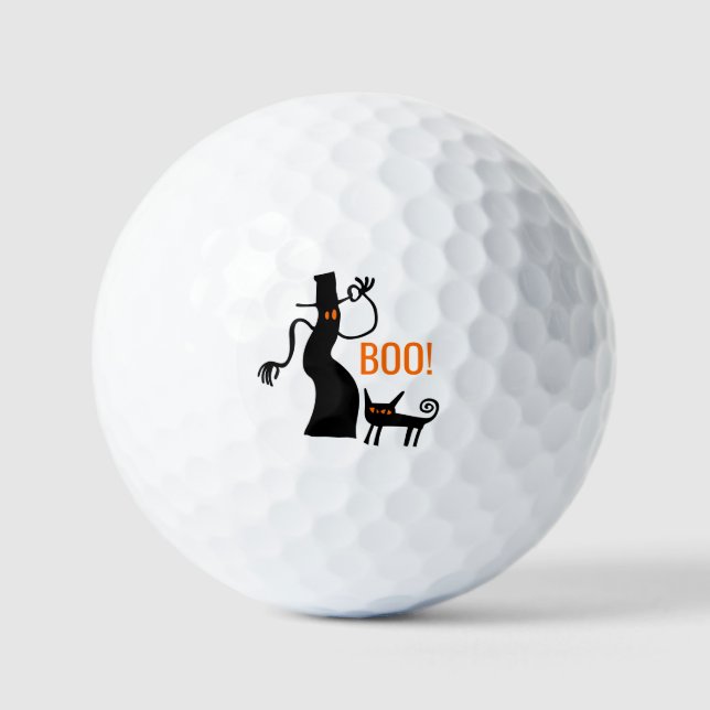 Balles De Golf Conseil sur le Casquette Halloween Ghost Golf Ball (Recto)