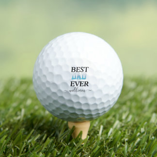 Balles De Golf Cool Meilleure Fête des pères papa jamais