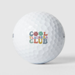 Balles De Golf Cool Teacher Club Rétro Super Retour À L'École