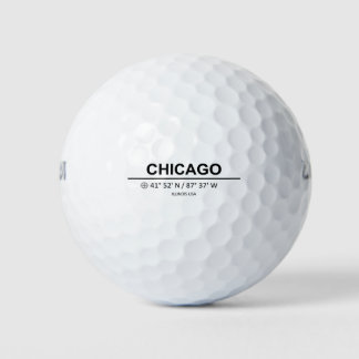 Balles De Golf Coordonnées Chicago