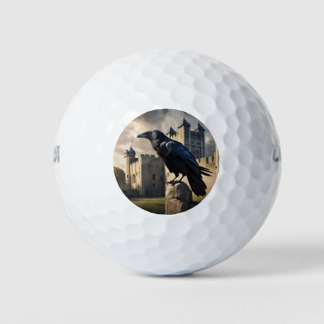 Balles De Golf Corbeau (Devant)