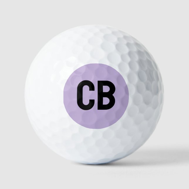Balles De Golf Couleur Trend Soft Violet Golf Balls (Recto)