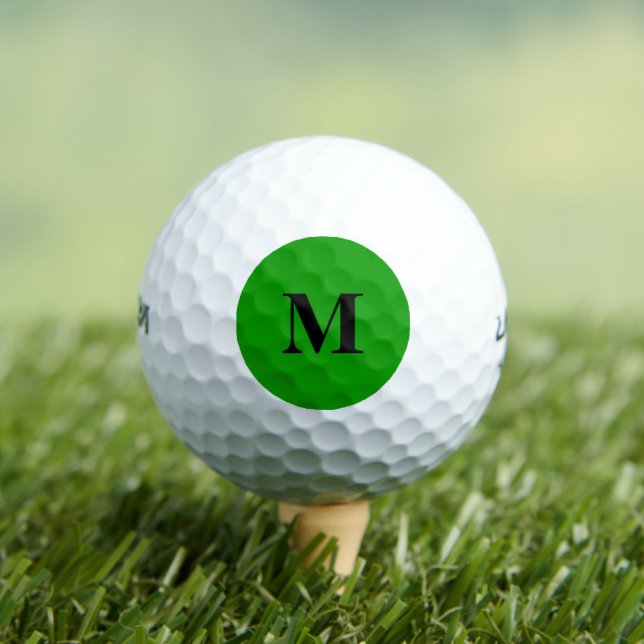 Balles De Golf Couleur Uni Simplement Vert (T-shirt Insitu)