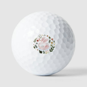 Balles De Golf Couronne florale de Pâques mignonne aux couleurs p