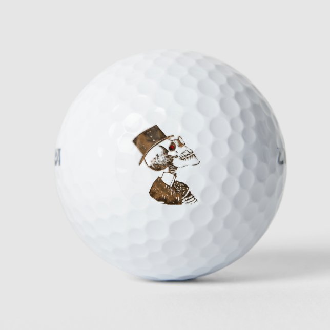 Balles De Golf Crâne à vapeur (Devant)