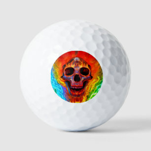 Balles De Golf Crâne couleur