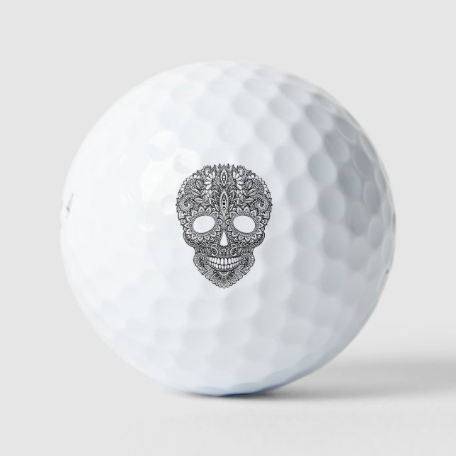 Balles De Golf Crâne humain inspiré (Devant)