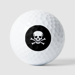 Balles De Golf Crâne n os Boules de golf de valeur noire