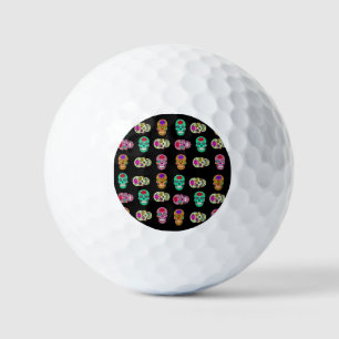 Balles de Golf Crânes de Sucre