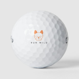 Balles De Golf Crazy Yorkie Custom Callaway Golf Ball 3 pack