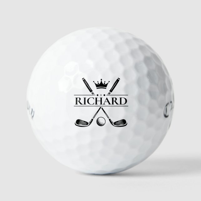 Balles De Golf Create Your Own Custom Name (Recto)