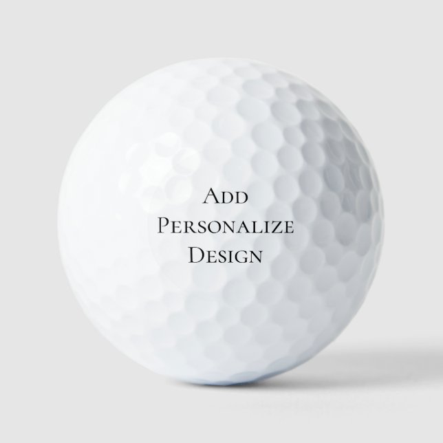 Balles De Golf Create Your Own Personalized Custom  (Recto)