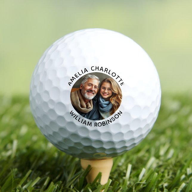 Balles De Golf Créer votre propre photo de deux noms (Créateur téléchargé)