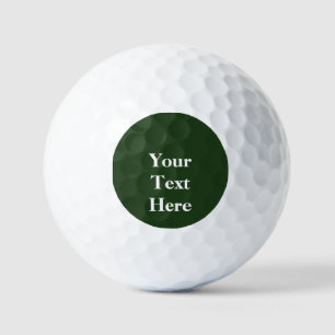 Balles De Golf Créer votre propre texte personnalisé