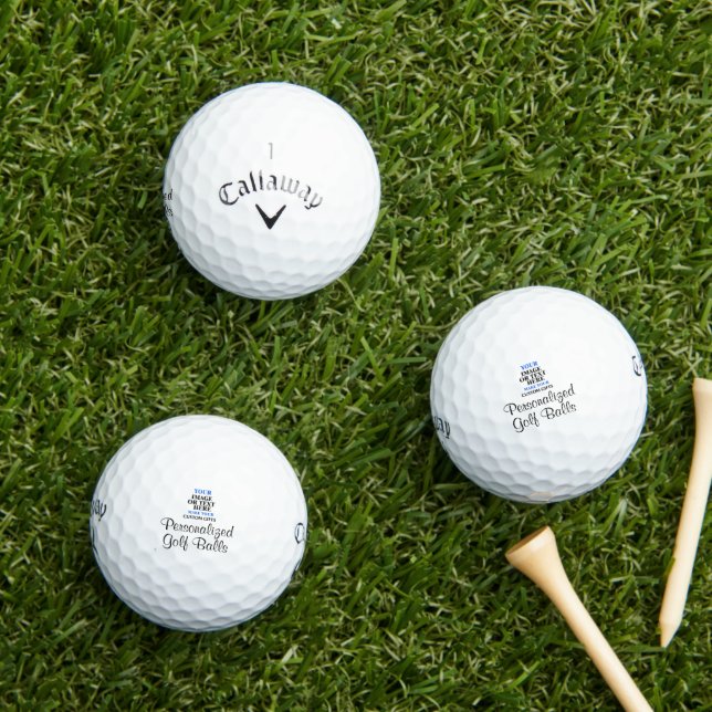 Balles De Golf Créez votre propre design, magasinez personnalisé (Herbe in situ)