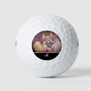 Balles De Golf Créez votre propre monogramme photo initial
