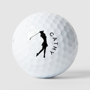 Balles De Golf Créez votre propre nom de logo Golfer personnalisé