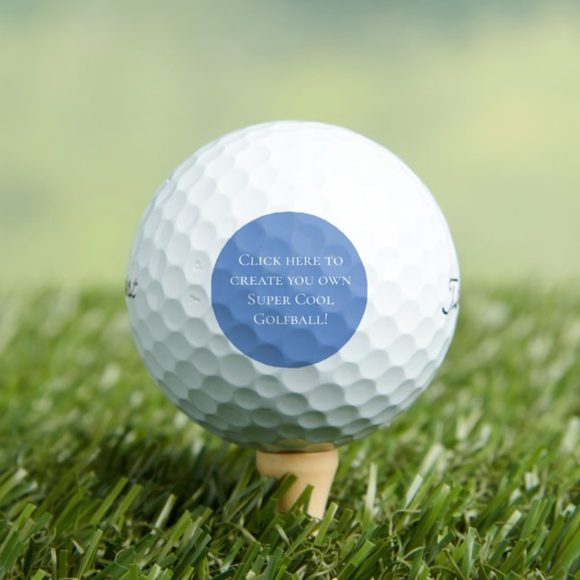 Balles De Golf Créez votre propre personnalisation Customisée (T-shirt Insitu)