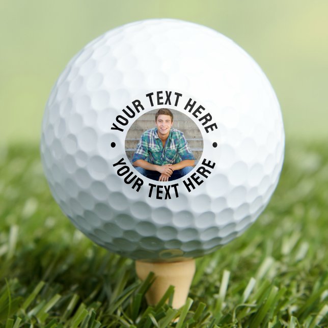 Balles De Golf Créez votre propre photo (Create your Own Photo Golf Balls)