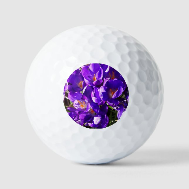 BALLES DE GOLF CROCUS DE PRINTEMPS (Recto)