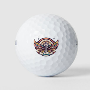 Balles De Golf Croix colorée Agnel ailes Rejoice