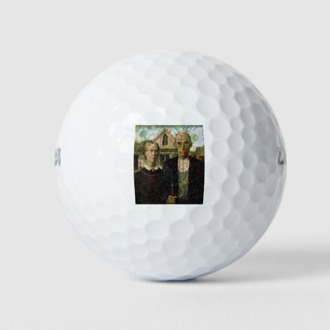 Balles De Golf Cuillère d'art gothique végétalien (Devant)