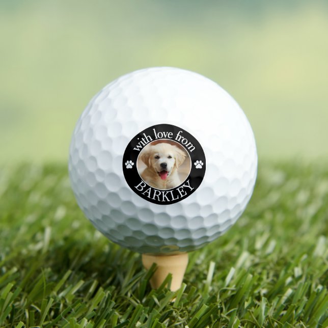 Balles De Golf Custom Dog Photo (T-shirt Insitu)
