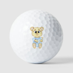 Balles De Golf Cute Bear Thème Fête d'anniversaire du garçon