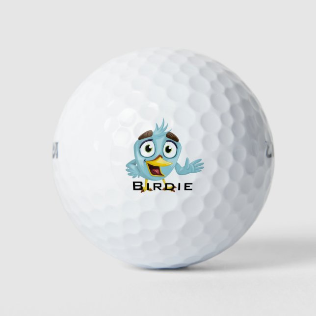 Balles De Golf Cute Birdie (Devant)